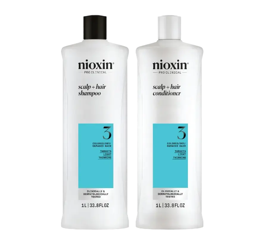 System 3 Shampoo & Conditioner Set - 1000ml