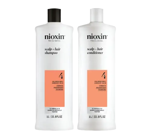 Nioxin System 4 Shampoo & Conditioner Set - 1000ml