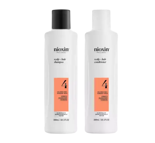 Nioxin System 4 Shampoo & Conditioner Set - 300ml