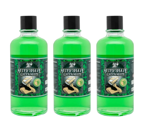 HEY JOE! After Shave No. 9 Green Moss 400ml - 3 STUKS