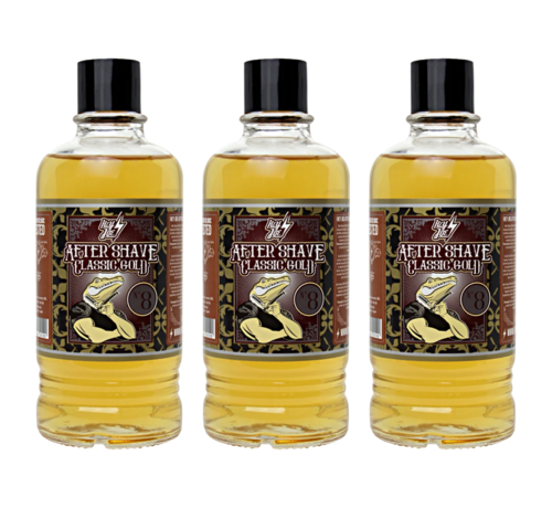 HEY JOE!  After Shave No. 8 Classic Gold 400ml  - 3 STUKS