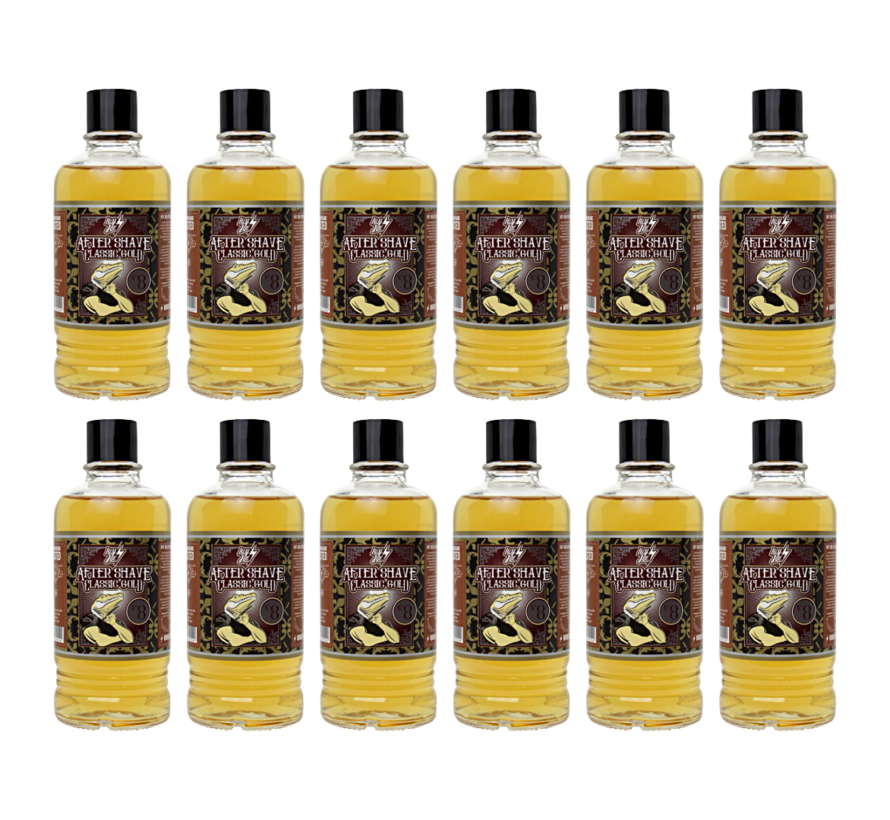 After Shave No. 8 Classic Gold 400ml - 12 STUKS