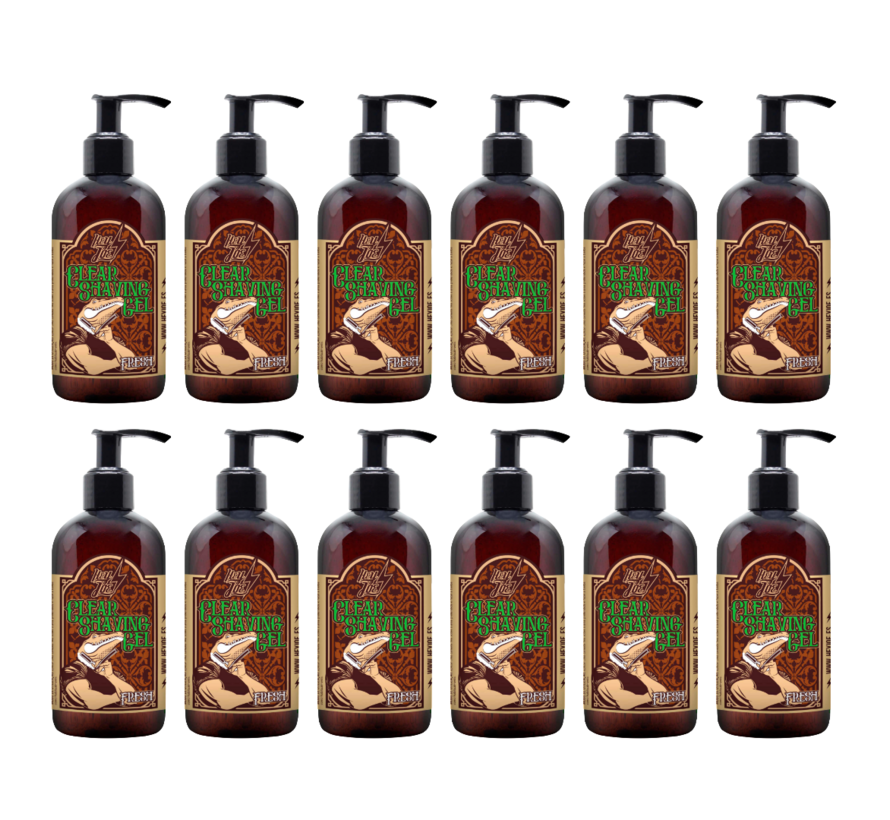 Clear Shaving Gel Fresh 250ml - 12 STUKS