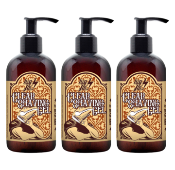 HEY JOE!  Clear Shaving Gel 250ml - 3 STUKS