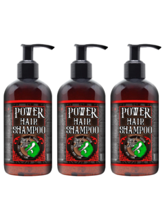 HEY JOE! Power Hair Shampoo 250ml - 3 STUKS