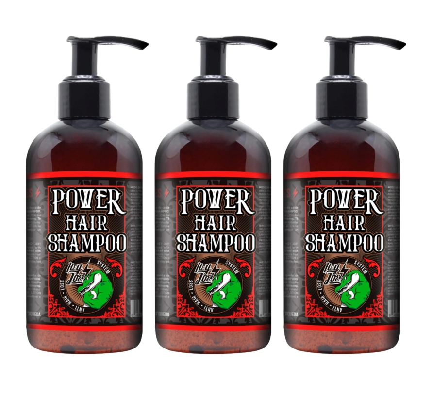 Power Hair Shampoo 250ml - 3 STUKS