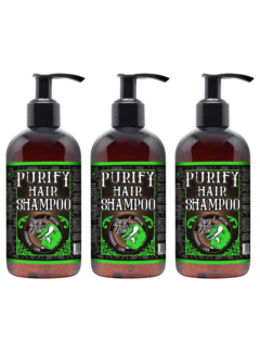 HEY JOE! Purify Hair Shampoo 250ml - 3 STUKS