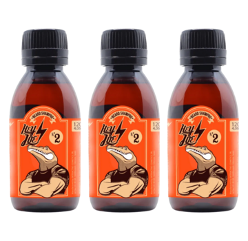HEY JOE!  Beard Shampoo no2 Red Mandarin 120ml - 3 STUKS