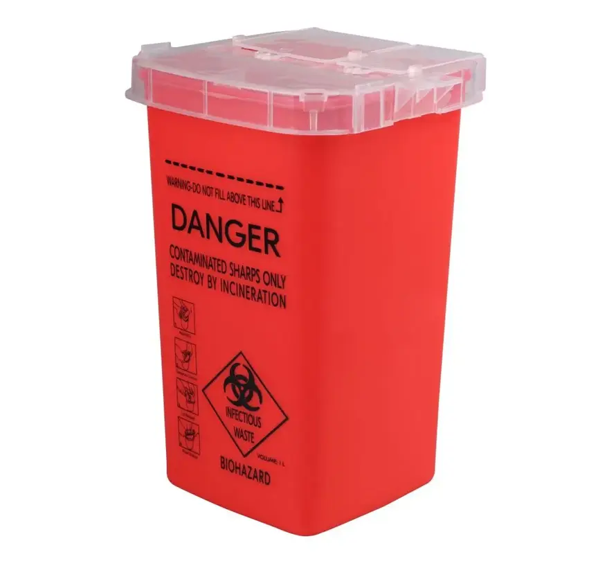 Waste Blade Container Red