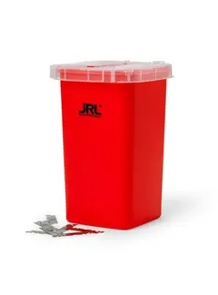 JRL  Waste Blade Container Red