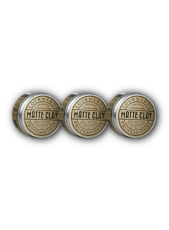 Lockhart's Matte Clay 96Gr. - 3 STUKS