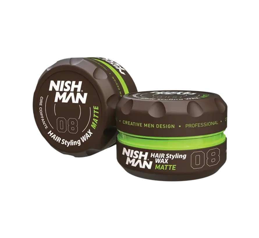 Hair Styling Wax 08 Matte Finish 150ml - 3 STUKS