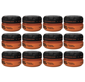 Nish Man Spider Hairwax S1 Black Widow 150ml - 12 STUKS