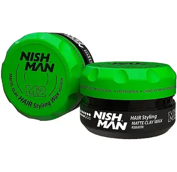 Nish Man M2 Matte Clay Wax Keratin 150ml