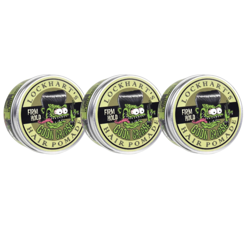 Lockhart's Goon Grease Pomade Firm Hold 96Gr. - 3 STUKS