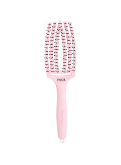 Olivia Garden Fingerbrush LOVE Double Pin Pastel Pink