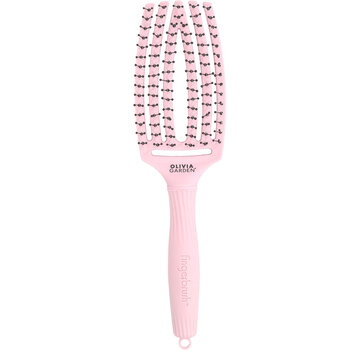 Olivia Garden Fingerbrush LOVE Double Pin Pastel Pink