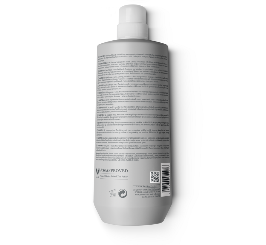 Dualsenses Men Hair & Body Shampoo 1000ml