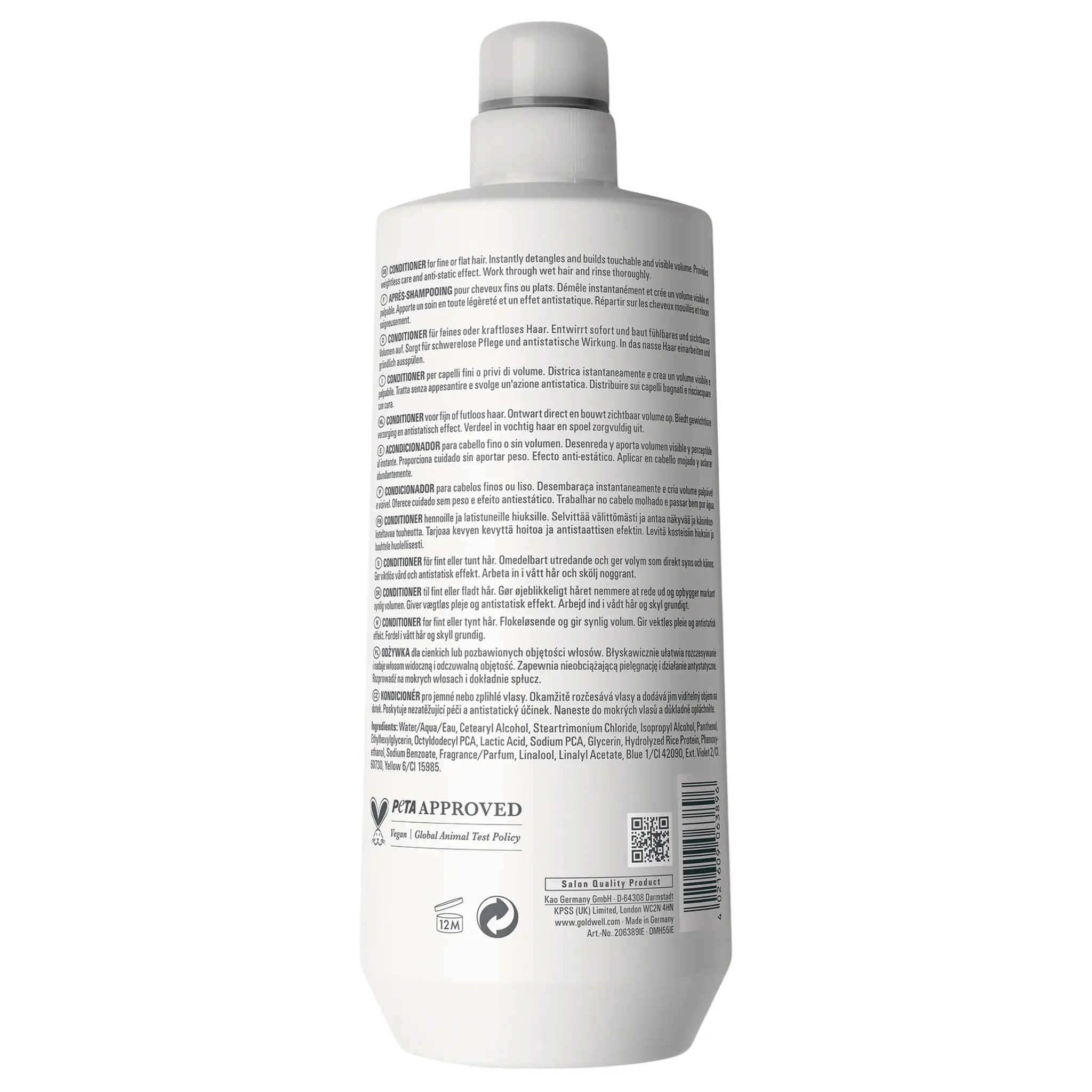 Goldwell Dualsenses Ultra Volume Bodifying Conditioner 1000ml, foto 2 van 2