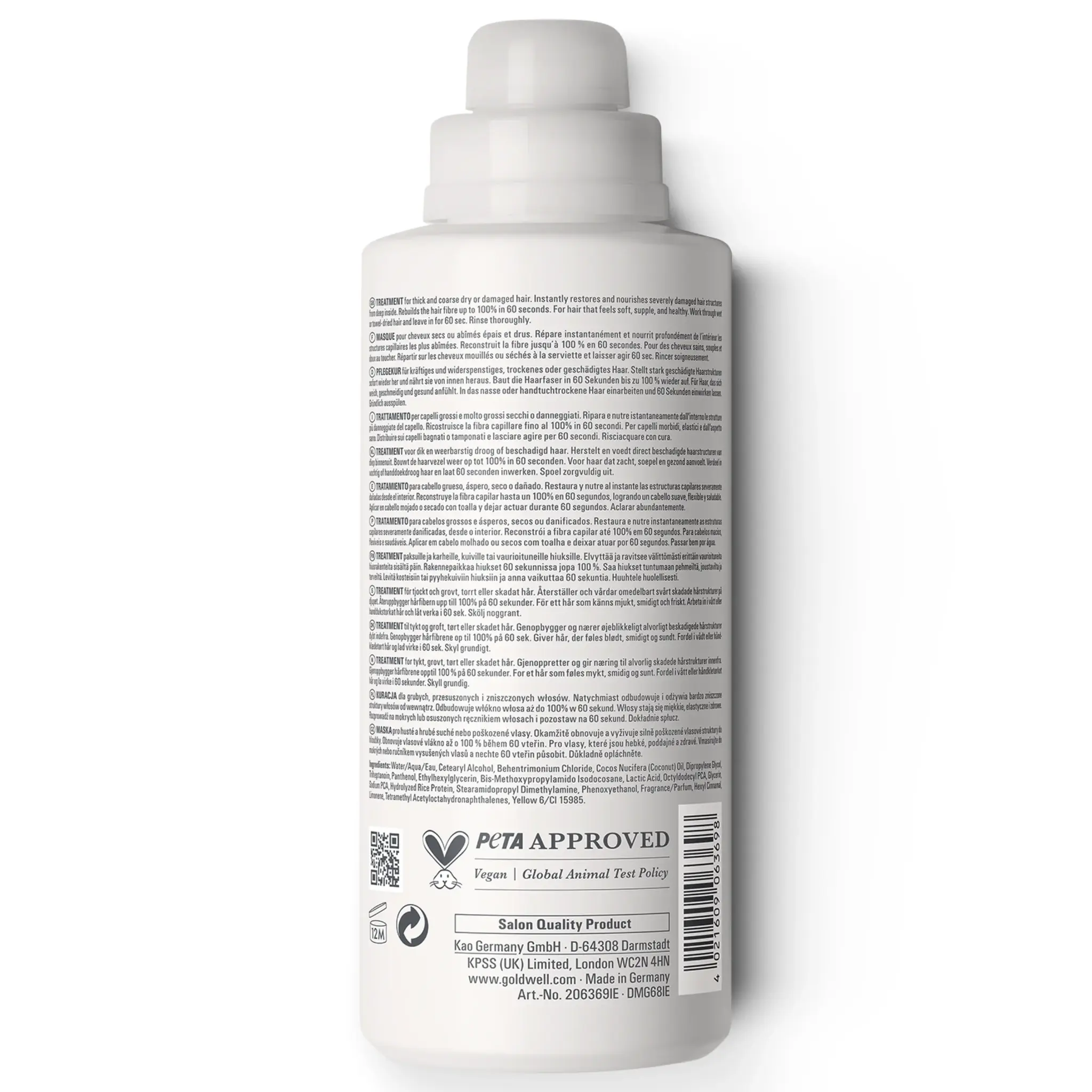 Goldwell Dualsenses Rich Repair 60 sec Treatment 500ml, foto 2 van 2