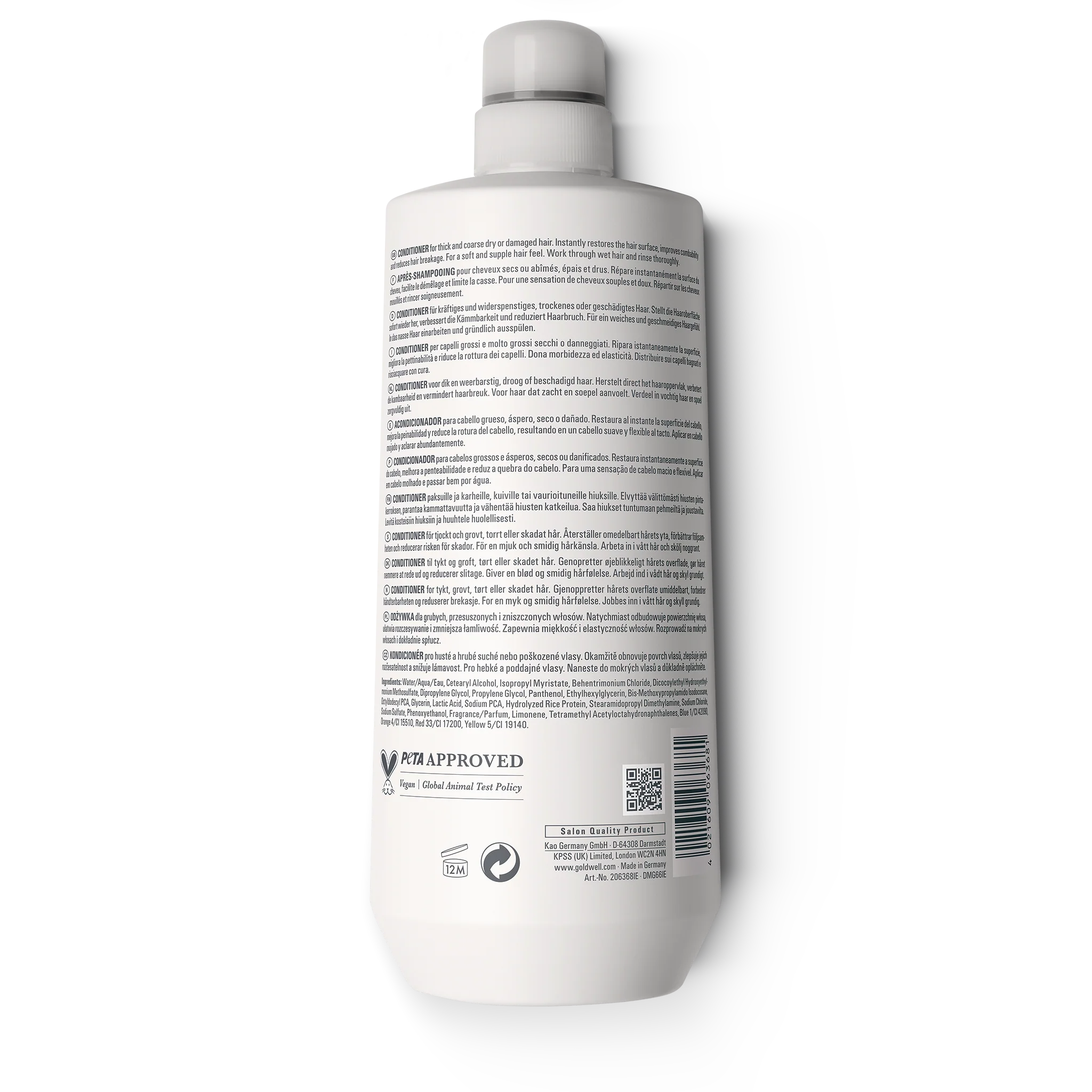 Goldwell Dualsenses Rich Repair Restoring Conditioner 1000ml, foto 2 van 2