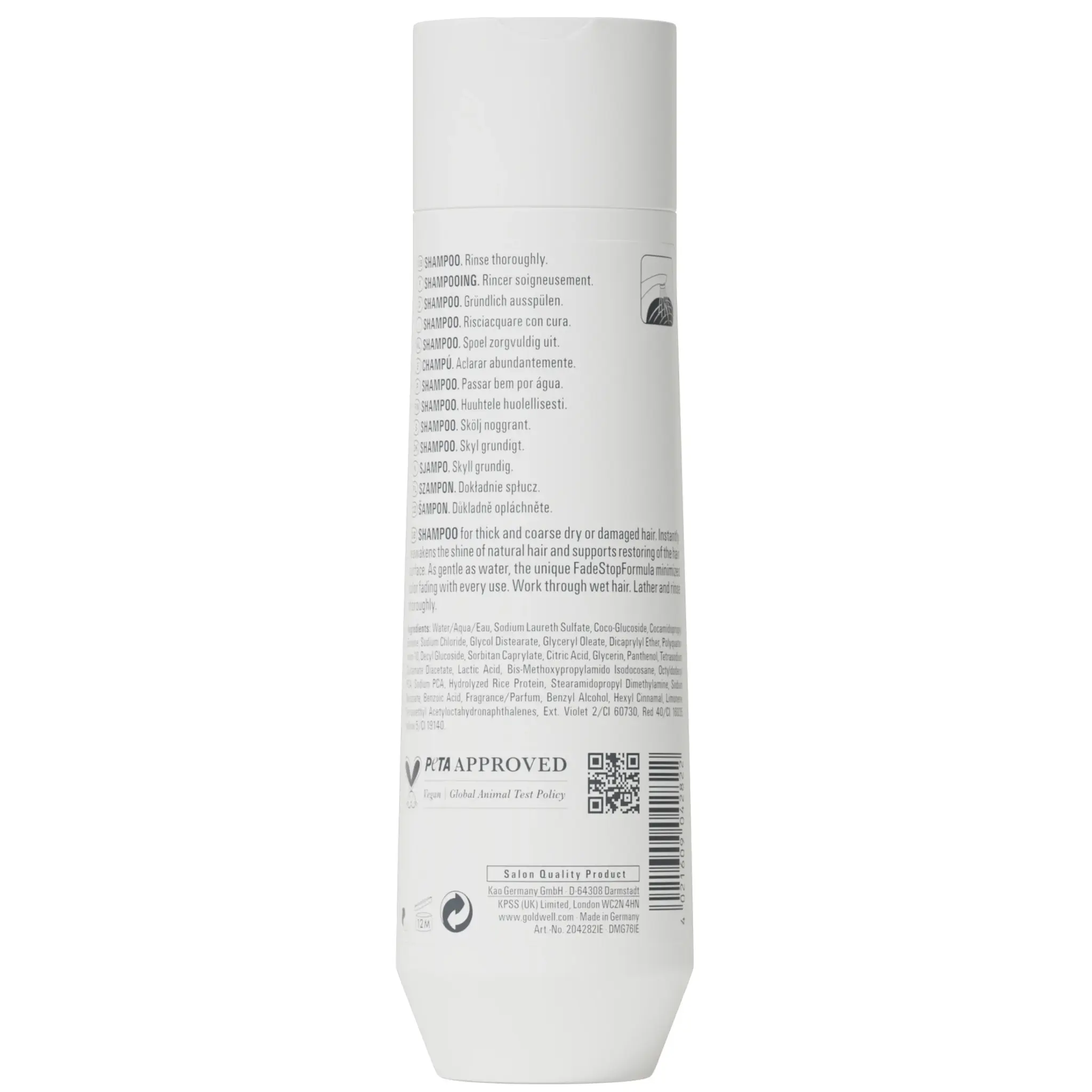 Goldwell Dualsenses Rich Repair Restoring Shampoo 250ml, foto 2 van 2