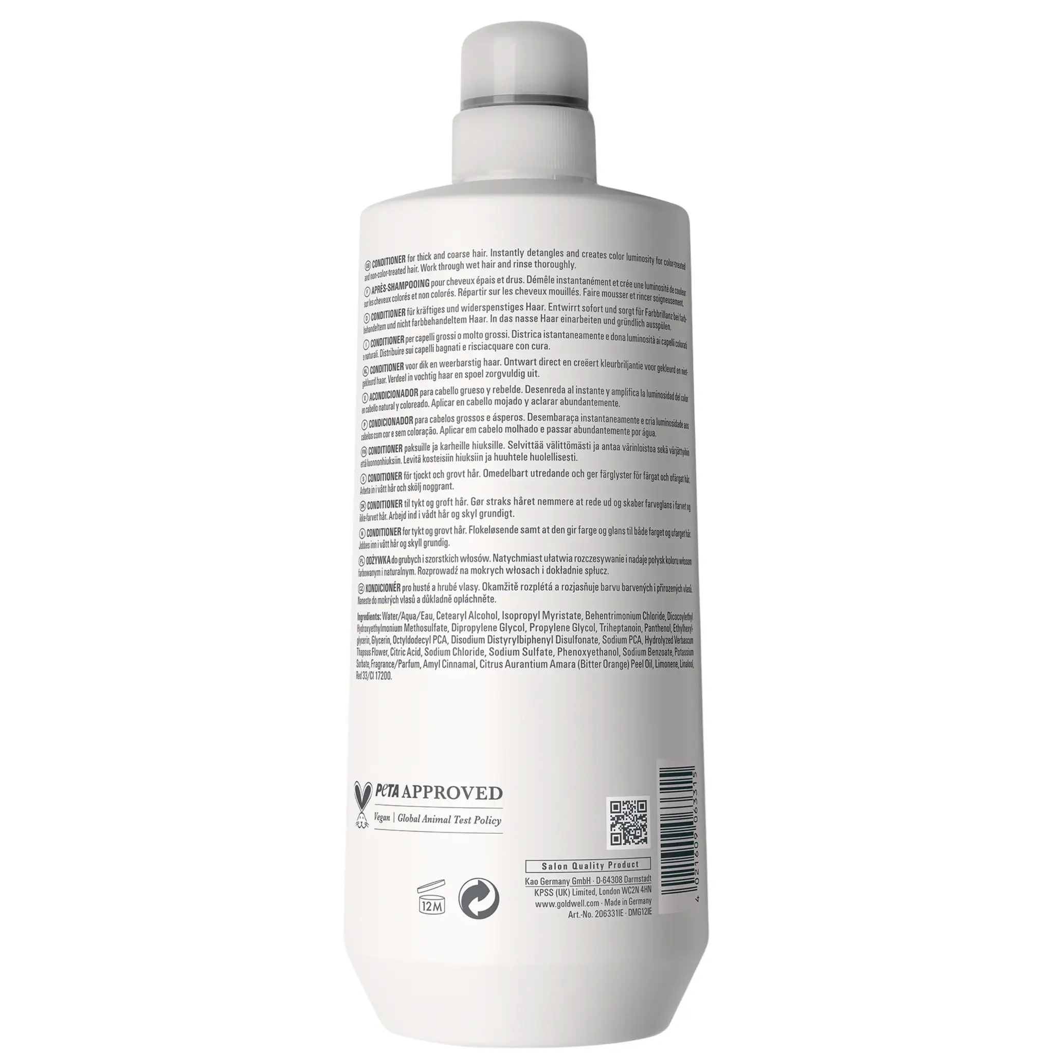 Goldwell Dualsenses Color Extra Rich Brilliance Conditioner 1000ml, foto 2 van 2