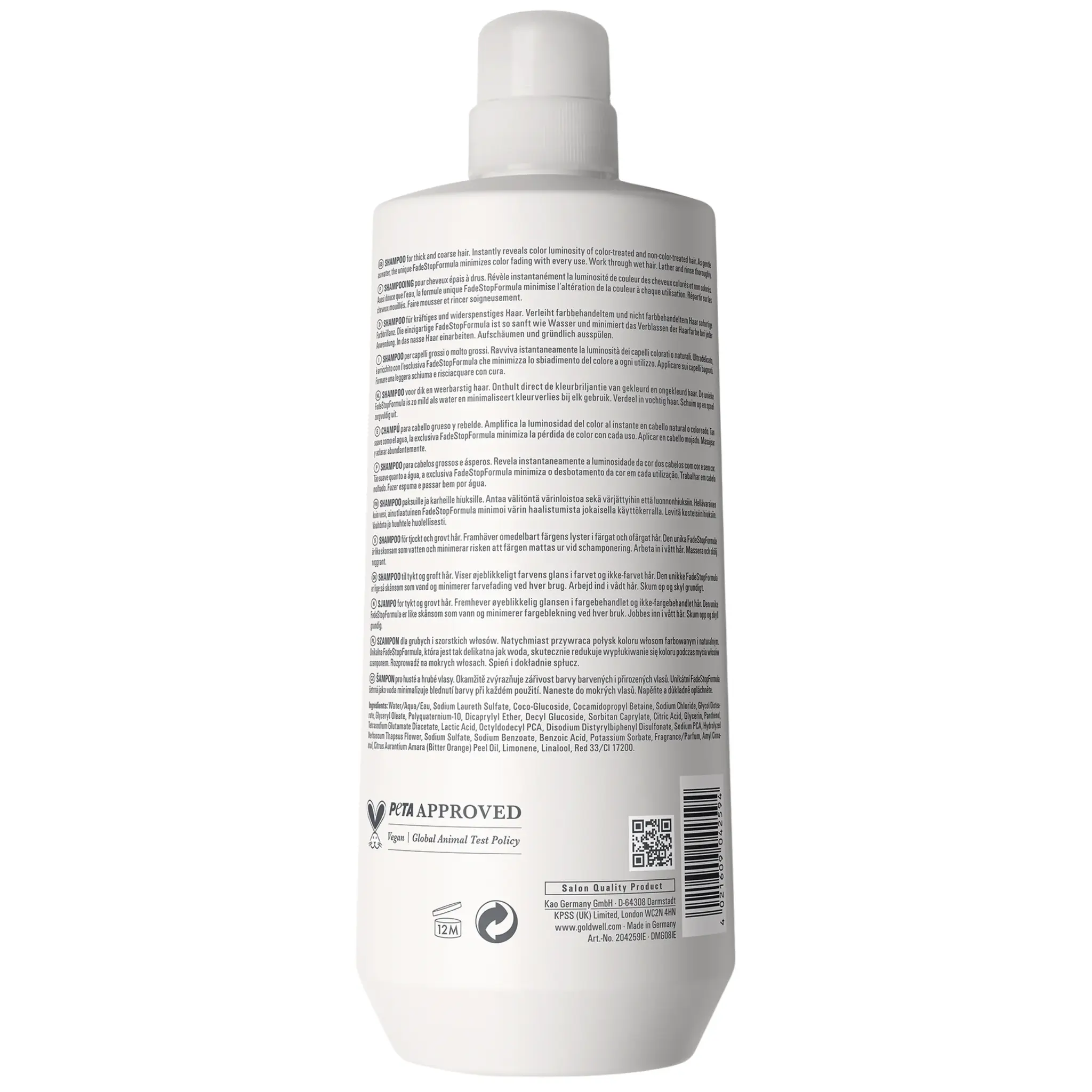 Goldwell Dualsenses Color Extra Rich Brilliance Shampoo 1000ml, foto 2 van 2