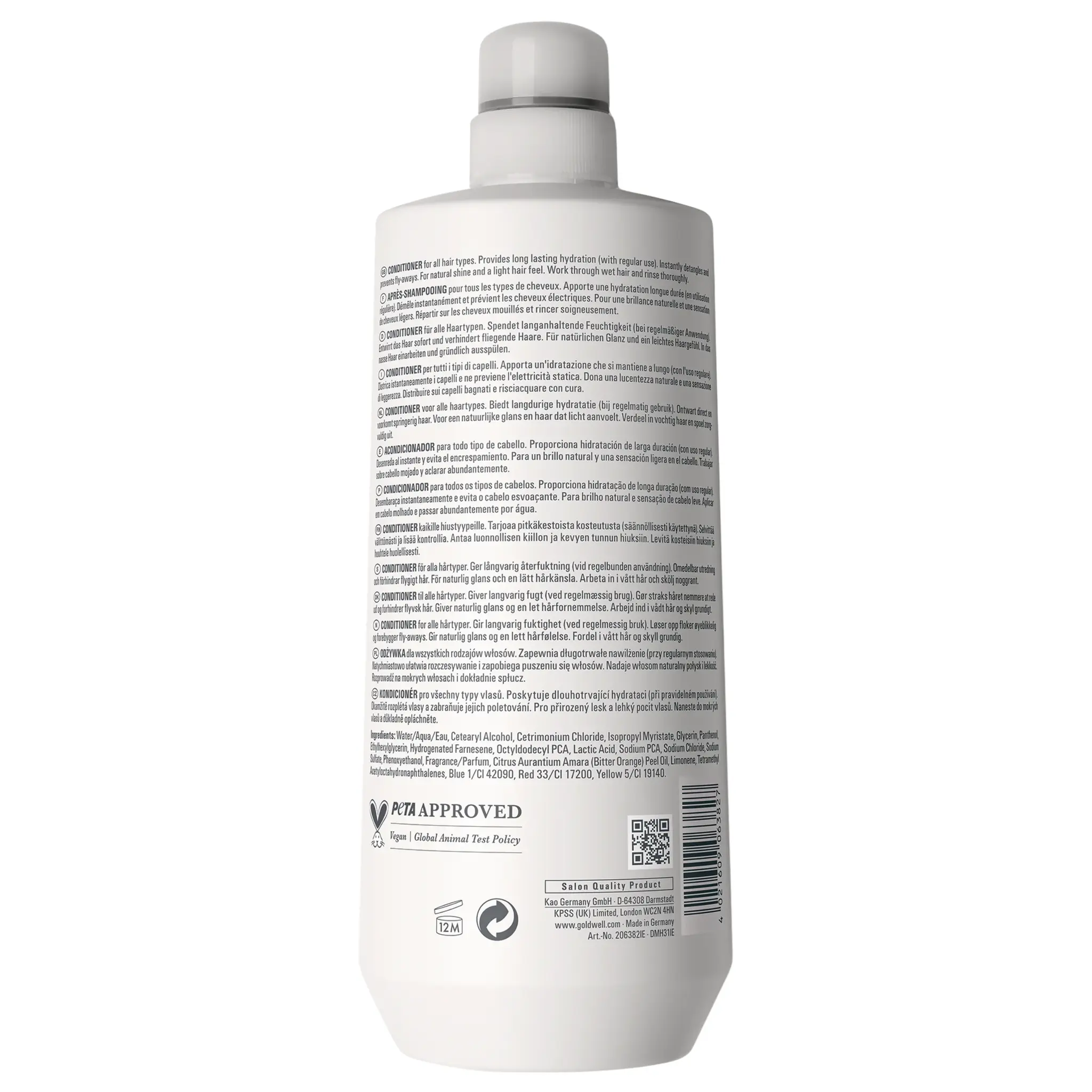 Goldwell Dualsenses Pure Hydration Hydrating Conditioner 1000ml, foto 2 van 2