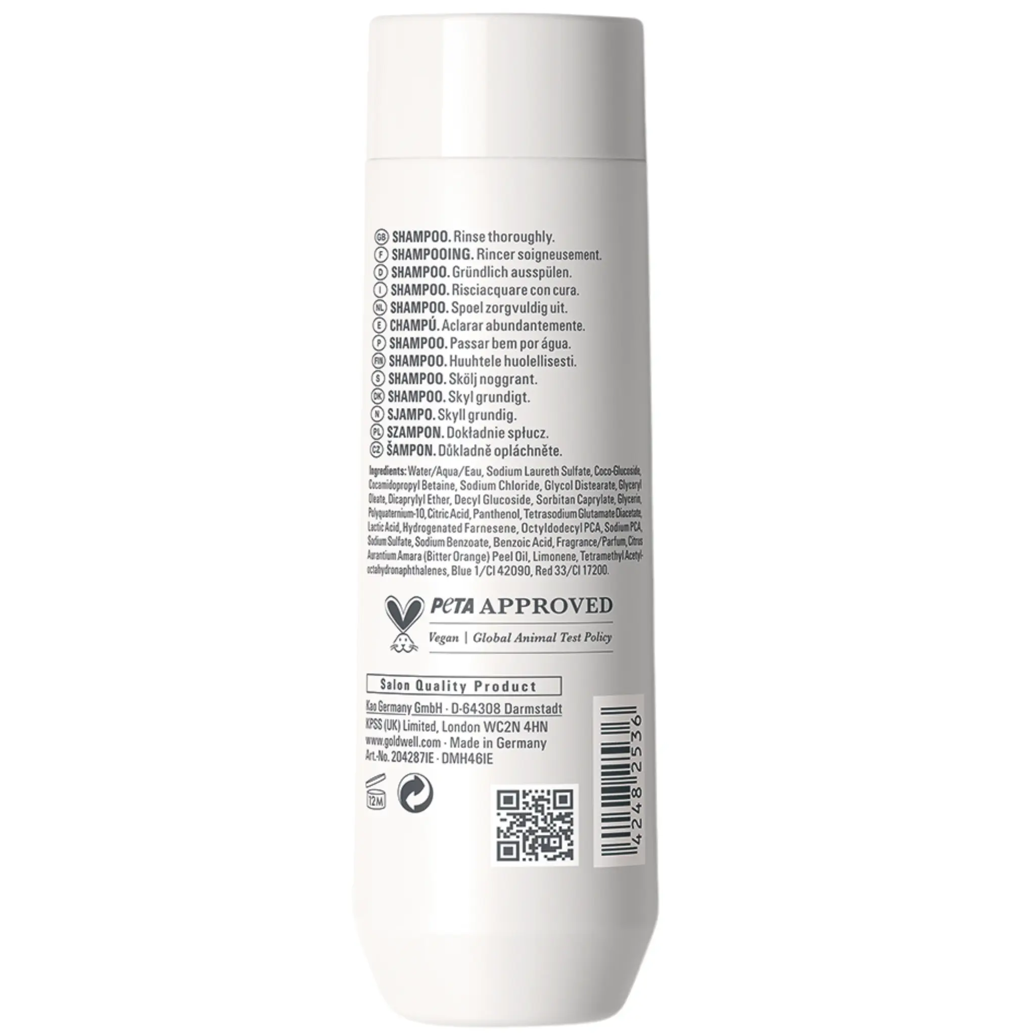 Goldwell Dualsenses Pure Hydration Hydrating Shampoo 250ml, foto 2 van 2