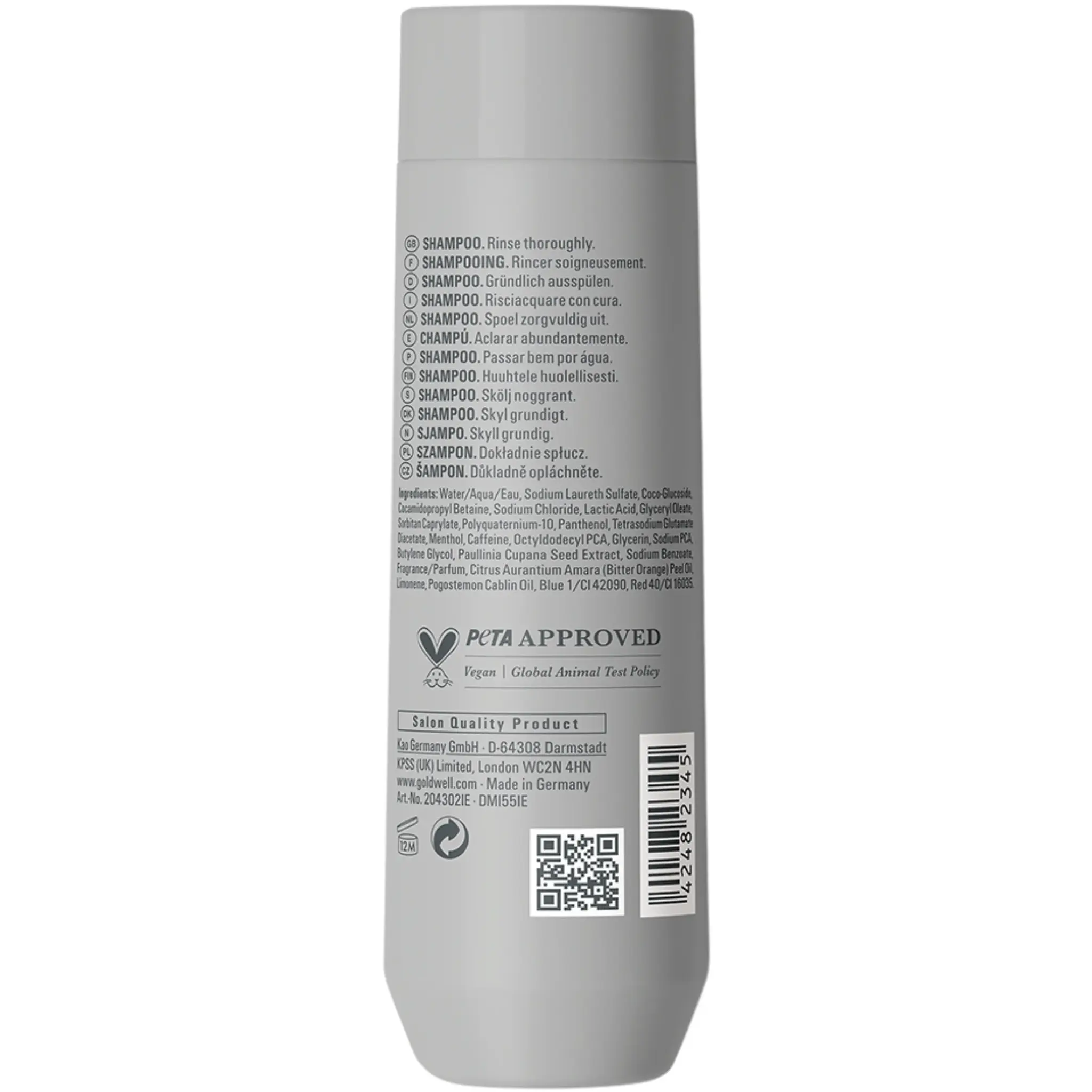 Goldwell Dualsenses Men Hair & Body Shampoo 300ml, foto 2 van 2