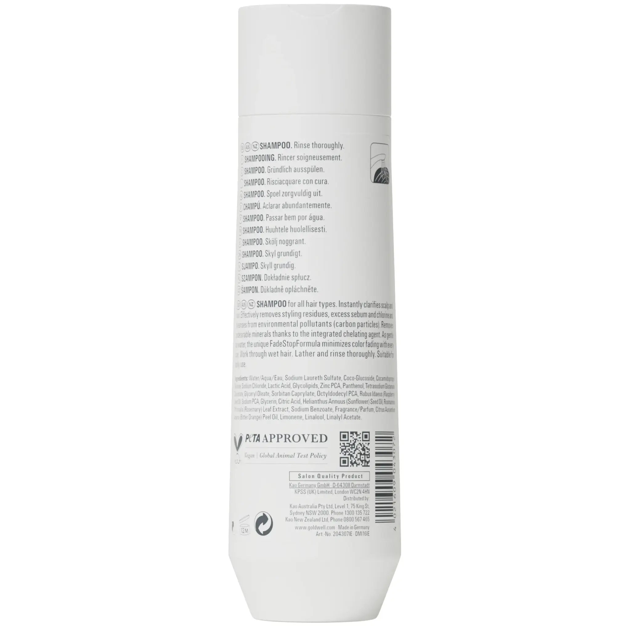 Goldwell Dualsenses Scalp Specialist Clarifying Shampoo 250ml, foto 2 van 2