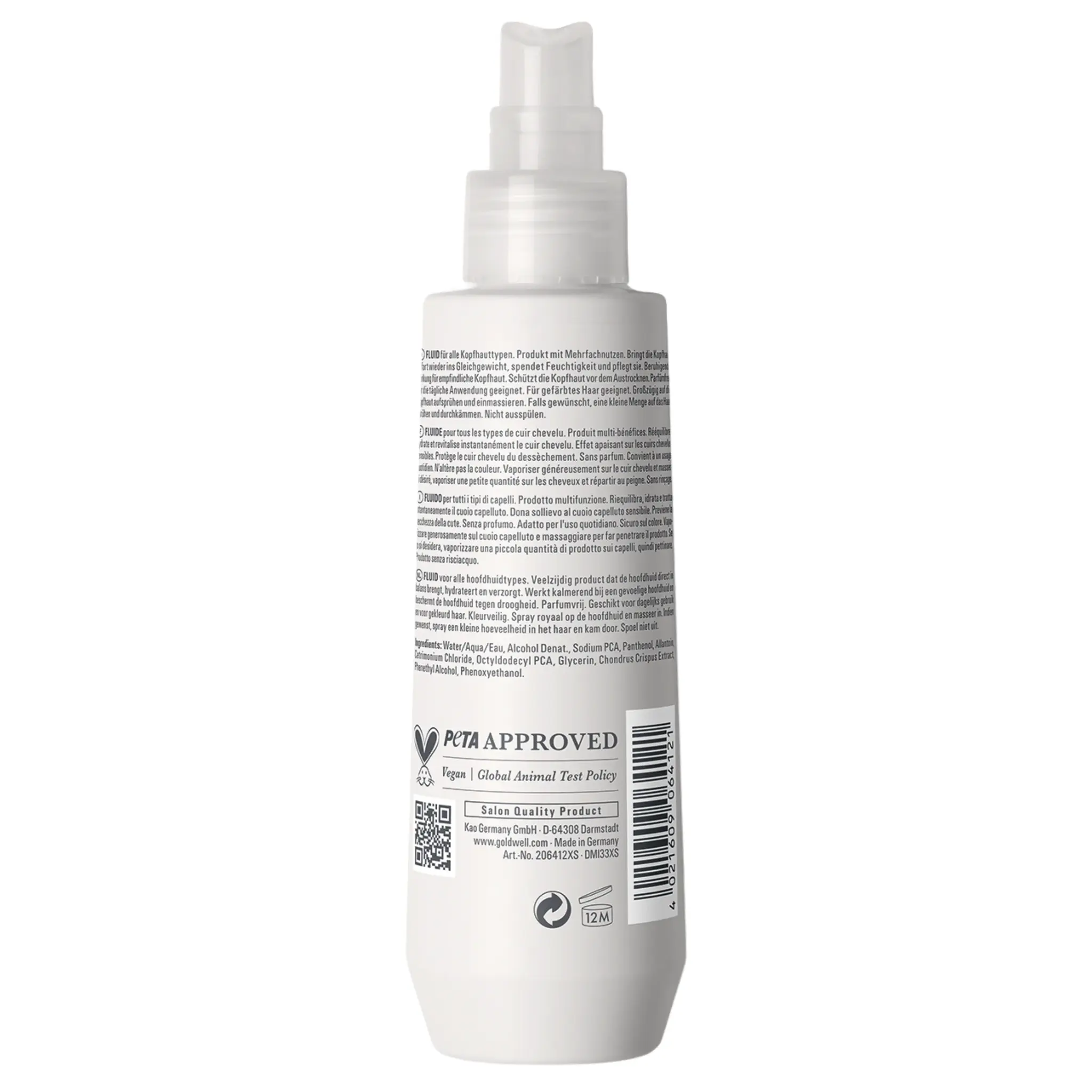 Goldwell Dualsenses Scalp Specialist Rebalance & Hydrate Fluid 150ml, foto 2 van 2