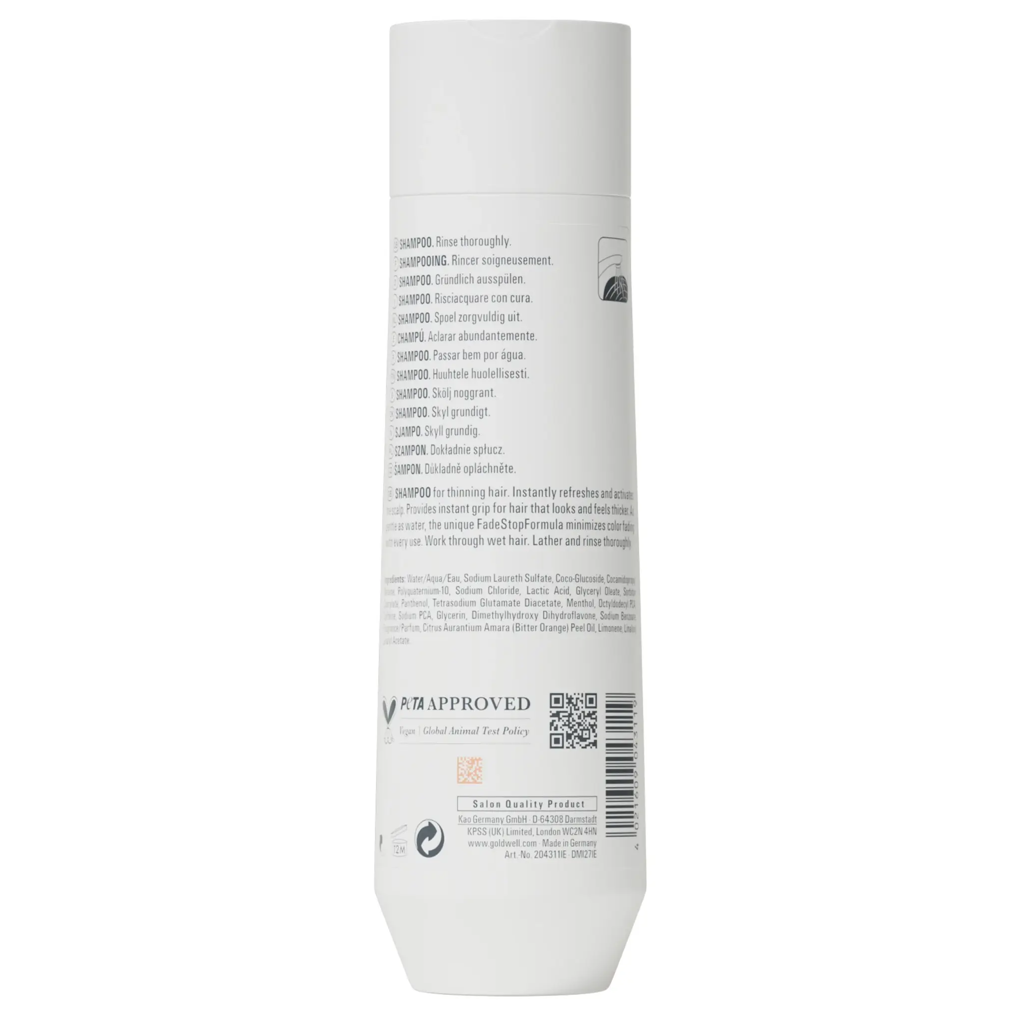 Goldwell Dualsenses Scalp Specialist Densifying Shampoo 250ml, foto 2 van 2