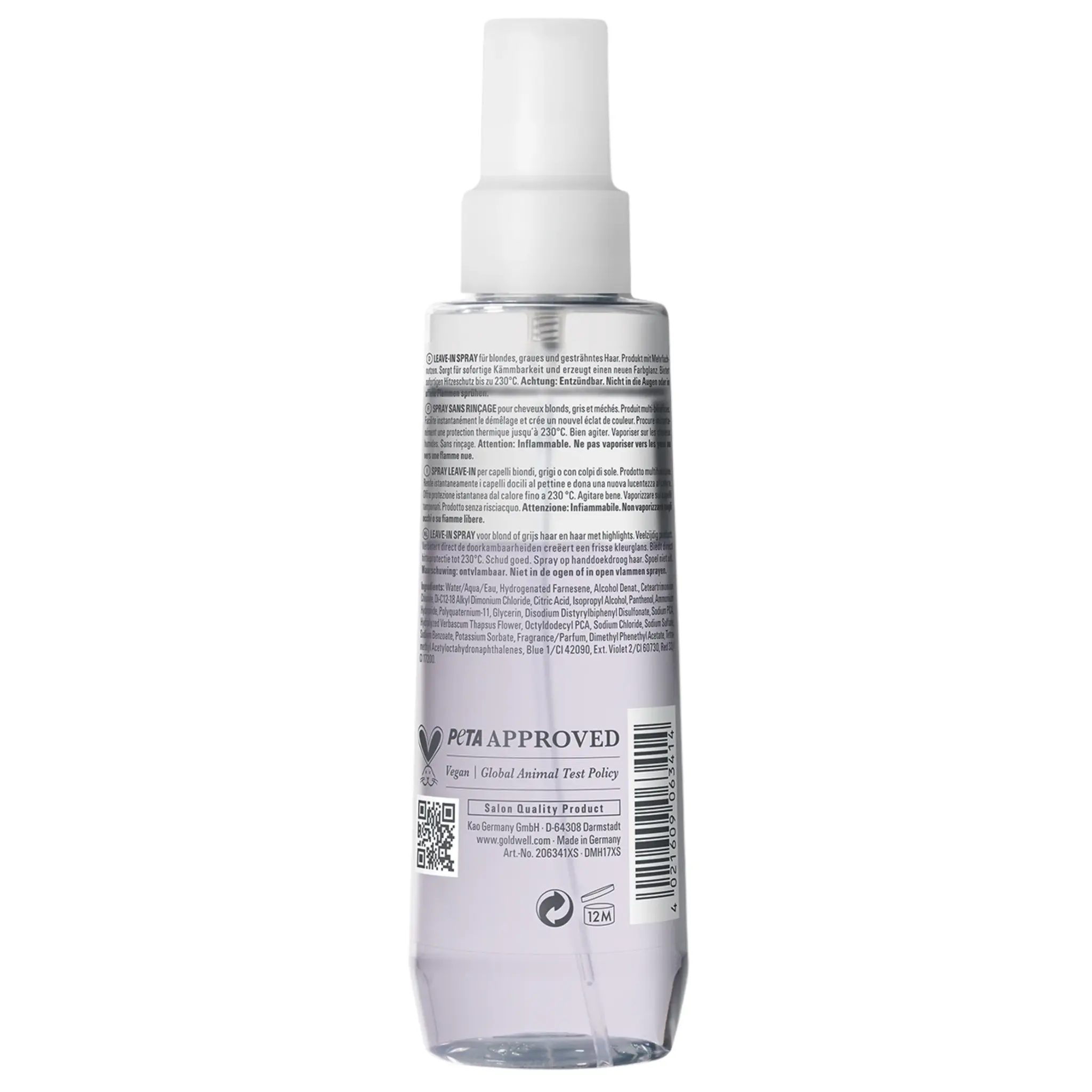 Goldwell Dualsenses Blondes & Highlights Brilliance Serum Spray 150ml, foto 2 van 2