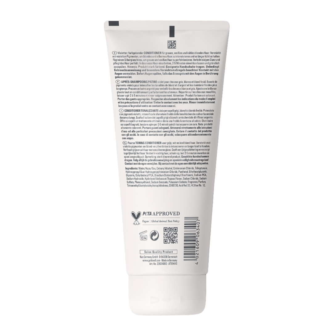 Goldwell Dualsenses Blondes & Highlights Toning Conditioner PURPLE 200ml, foto 2 van 2