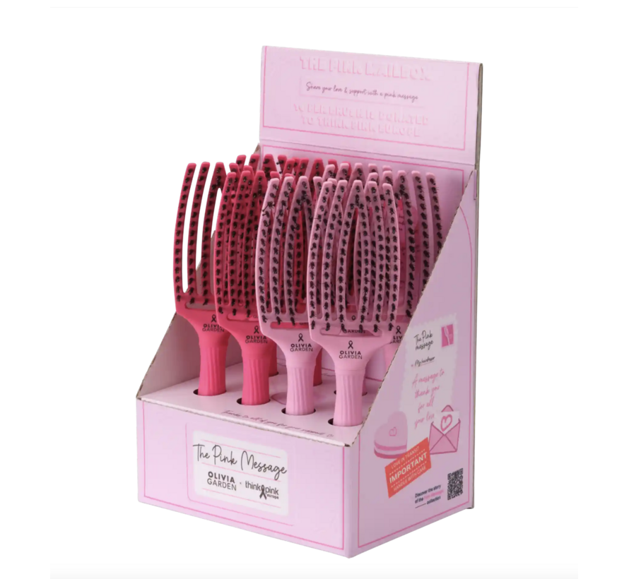 Olivia Garden Fingerbrush Think Pink 2026 Borstel Set