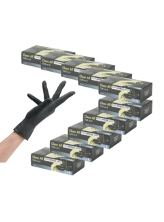 Sibel Black Nitrile Handschoenen 100stuks Maat S - 10 Pack