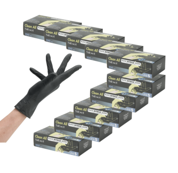 Sibel Black Nitrile Handschoenen 100stuks Maat S - 10 Pack