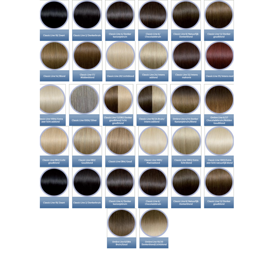 Classic Line Extensions 50/55 cm - 25 STUKS -Ombré en Rooted Colors