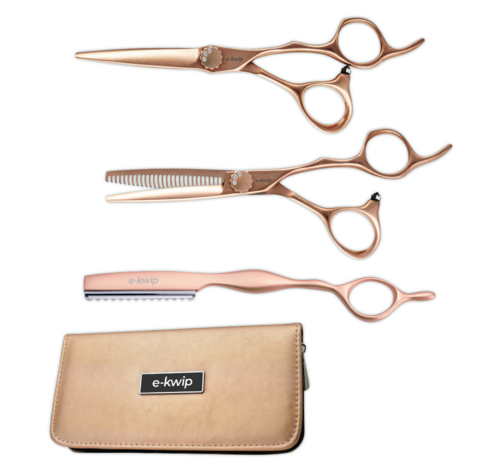 E-Kwip Kirei Matt-Rose Kappersscharen Set