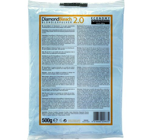Dusy Diamond Bleach Blondeerpoeder Refill Blauw 500 gram