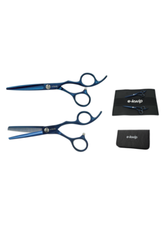 E-Kwip Talent Set BLUE Knipschaar 5.75" + Coupeschaar 5.75"