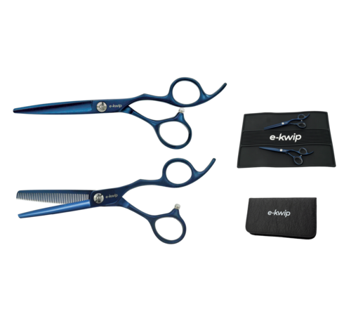 E-Kwip Talent Set BLUE Knipschaar 5.75" + Coupeschaar 5.75"