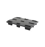 Plastic Nestable pallet 1200x800x155 mm, closed deck, light weight