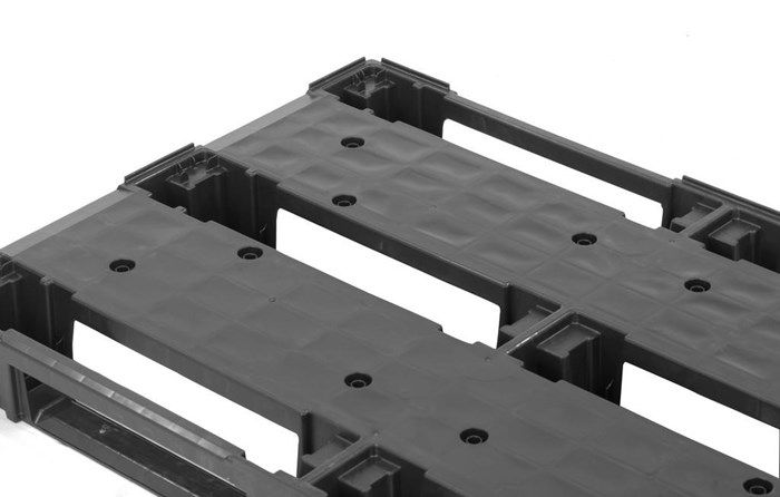 ESD Plastic EURO pallet 1200x800x155 , heavy duty