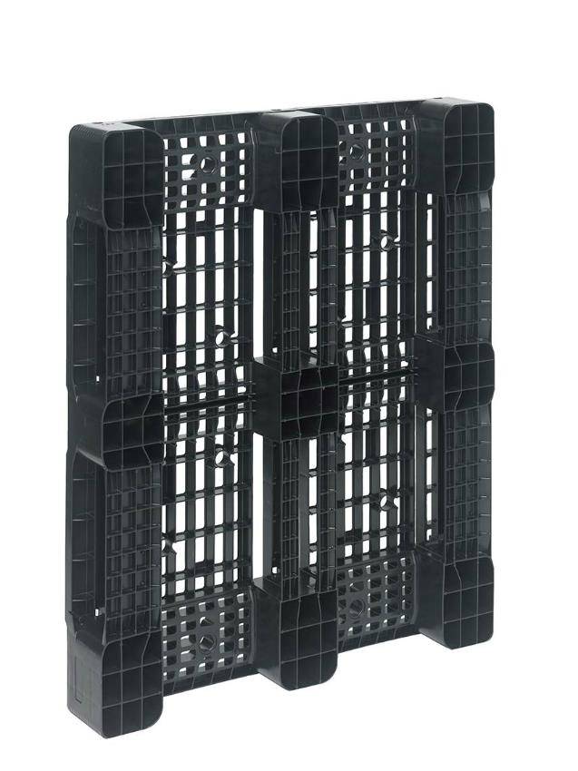 Plastic Blockpallet • 1200x1000x150 • with 3 runners • open deck