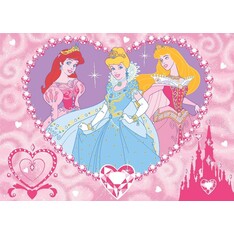 Princess Vloerkleed Princess: 95x133 cm (RPCSAGA-19095133T06)