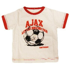 AJAX Amsterdam Baby t-shirt ajax wit little soccer fan
