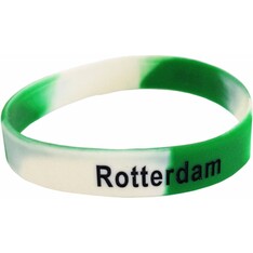 Feyenoord Rotterdam Armbandje Rotterdam rubber groen/wit
